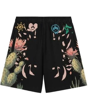 Barrow Short De Bain À Imprimé Graphique - Black