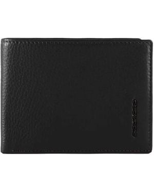 Piquadro 二つ折り財布 - ブラック