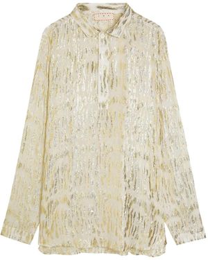 SMR Days Ornos Metallic Shirt - White