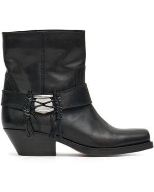 Isabel Marant 'Akson Gaucho' Ankle Boots - Black
