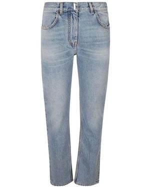 Givenchy Vaqueros Con Efecto Envejecido - Azul