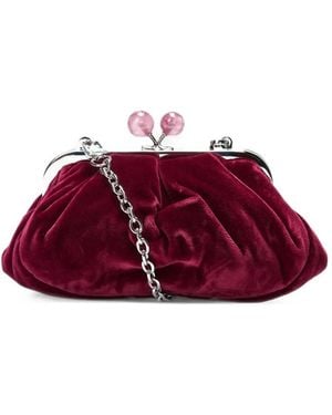 Weekend by Maxmara Pasticcino Velvet Clutch Bag - Purple