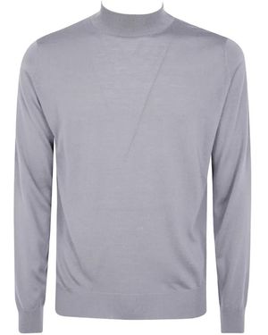 FILIPPO DE LAURENTIIS Pull En Maille Fine À Col Roulé - Grey