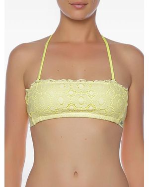 Banana Moon Bandeau Bikini Top - Green