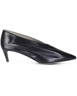 KHAITE Miriam Low Court Shoes - Blue