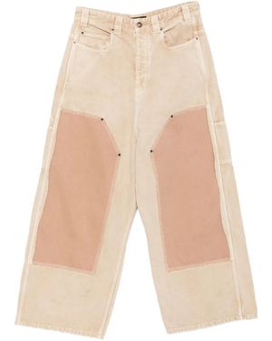 Balenciaga Ripped Off パンツ - ナチュラル