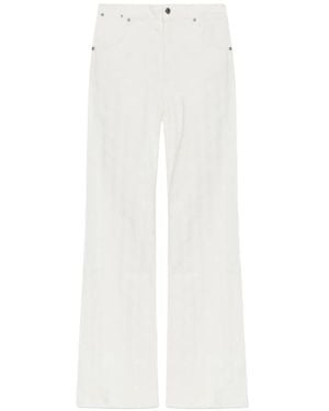 Off-White c/o Virgil Abloh Monogram-Pattern Jeans - White