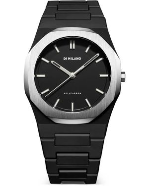 D1 Milano Polycarbon 40.5Mm Watch - Black