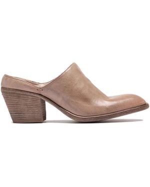 Officine Creative 55Mm Sydne 012 Leather Block-Heel Mules - Brown