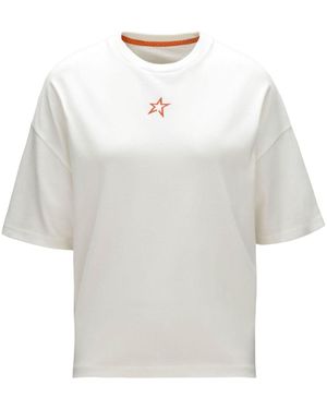 Perfect Moment Caleta Logo-Embroidered T-Shirt - White