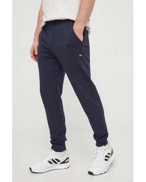 Napapijri Logo-Patch Track Pants - Blue
