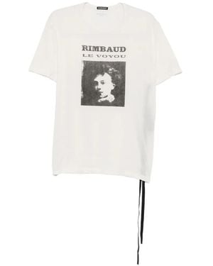 Ann Demeulemeester Rimbaud Graphic-Print T-Shirt - White