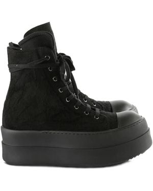 Rick Owens Round-Toe Trainers - Black