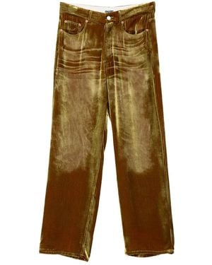 Magliano Laser Flattone Straight-Leg Trousers - Brown