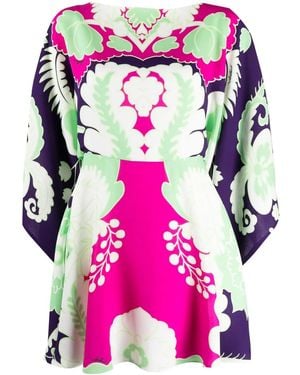 Valentino Garavani World Arazzo-Print Mini Dress - Pink