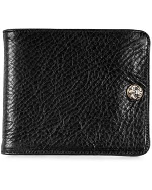 Chrome Hearts Grainy-Leather Wallet - Black