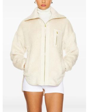 Varley Zip-Up Fleece Jacket - White