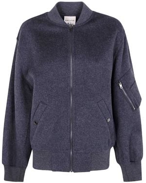 Semicouture Bomberjacke mit Reißverschluss - Blau