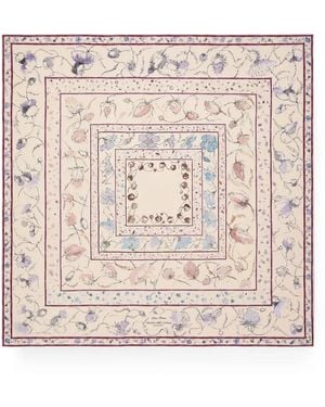 Loro Piana Garden Of Excellence Silk Scarf - Pink