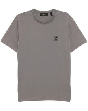 Belstaff T-Shirt Mit Logo-Applikation - Grau