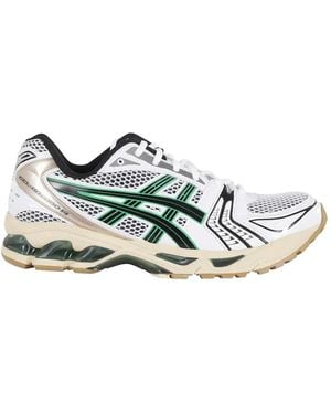 Asics Gel-Kayano 14 Contrast-Trim Sneakers - White