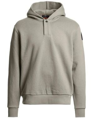 Parajumpers Aidone Hoodie Met Logo-Patch - Grijs