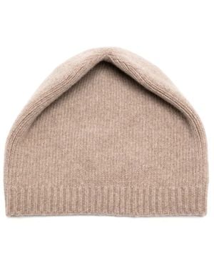 Goen.J Knitted Beanie - Natural