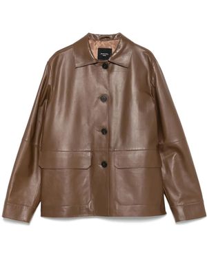 Weekend by Maxmara Leather jackets for Women | Online Sale Weekend by Maxmara Leather jackets for Women | Online Sale