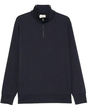 GANT Quarter-Zip Jumper - Blue