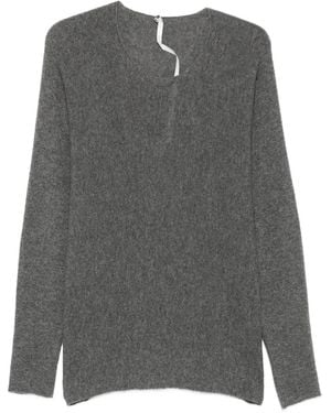 Label Under Construction Fine-Knit Sweater - Gray