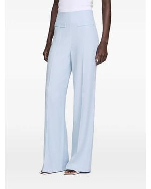 Sandro Striped Sequin Trousers - White