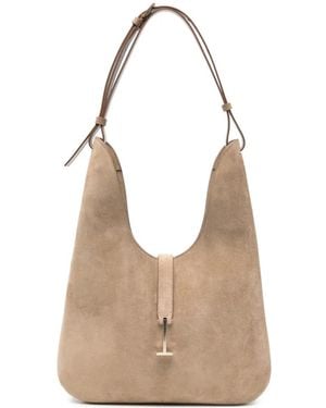 Tom Ford Bolso De Hombro De Ante Con Broche En T - Neutro
