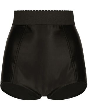 Dolce & Gabbana ハイウエスト ショートパンツ - ブラック