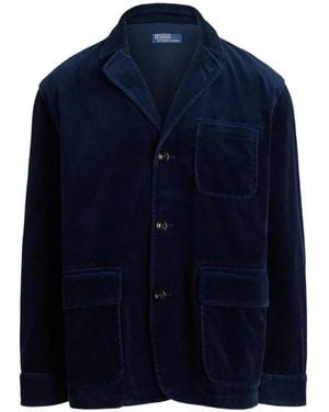 Polo Ralph Lauren Corduroy Three-Pocket Blazer - Blue