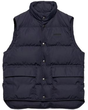 Prada Gilet Imbottito - Blu