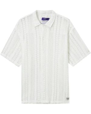 AFTERMATHS Camisa de ganchillo - Blanco