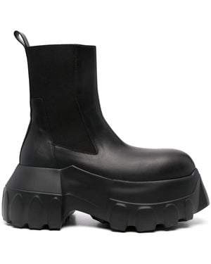 Rick Owens Beatle Mega Tractor Boots - Black