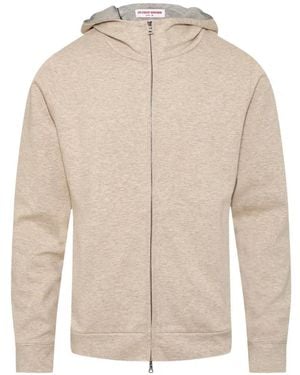 Orlebar Brown Mathers Zip-Up Hoodie - White
