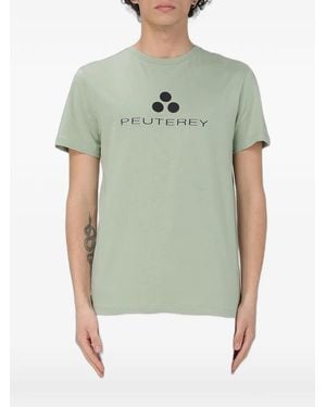 Peuterey Logo-Print T-Shirt - Green
