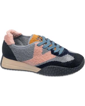 Kèh-Noo Textured Trainers - Blue