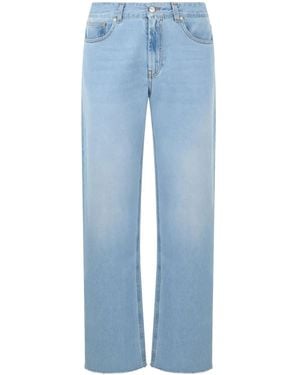 Gcds Wirdo Straight-Leg-Jeans - Blau