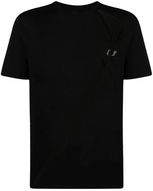 HELIOT EMIL Morphed Carabiner Cotton T-Shirt - Black