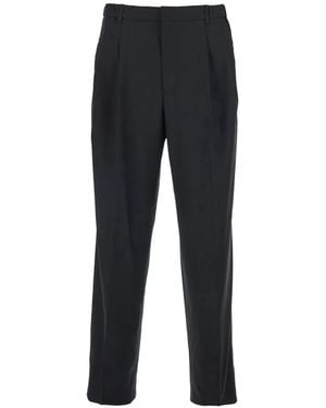 Calvin Klein Pleated Trousers - Blue