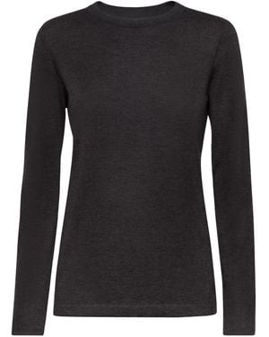 Brunello Cucinelli Crew Neck Sweatshirt - Black