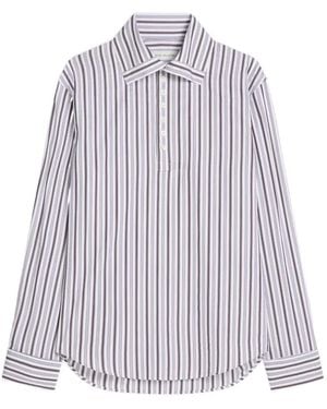 Dries Van Noten Cotton Turtleneck Shirt - White