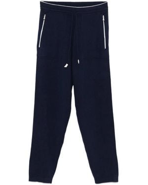 Eleventy Cashmere Track Trousers - Blue