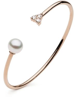 AUTORE MODA Saskia Rose- Vermeil Bracelet - White
