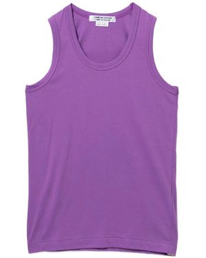 Comme des Garçons Round Neck Tank Top - Purple