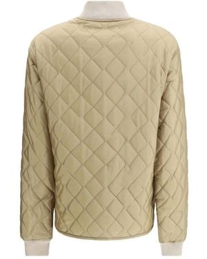 Maison Margiela Quilted Bomber Jacket - Natural