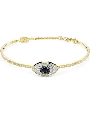 Swarovski Symbolica Evil-Eye Crystal-Embellished Bracelet - White